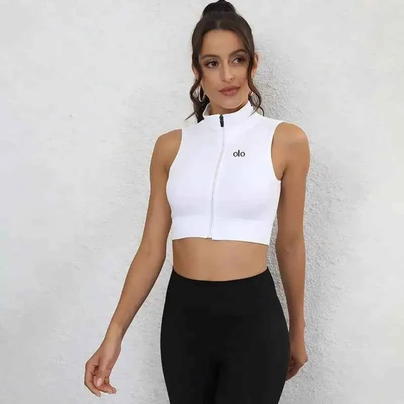 Quick-Dry Sleeveless olo Yoga Vest Top