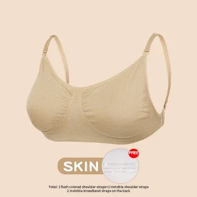 Invisible Backless Dance Bra with Clear Straps