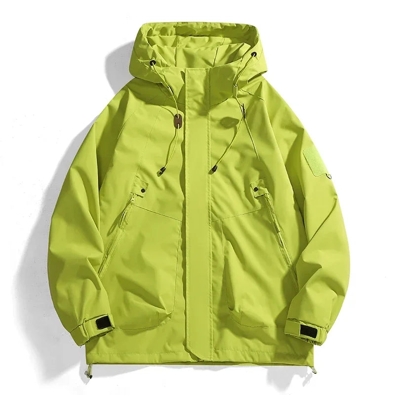 CHRLCK Unisex Waterproof Running Windbreaker