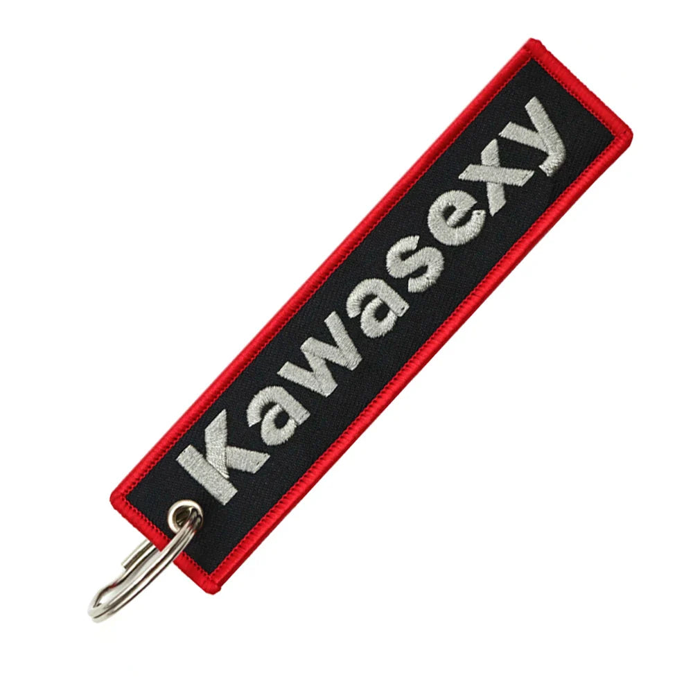 Sportbike Rider Motorcycle Keychain