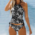 Women’s Floral Tankini Set with Boyshorts