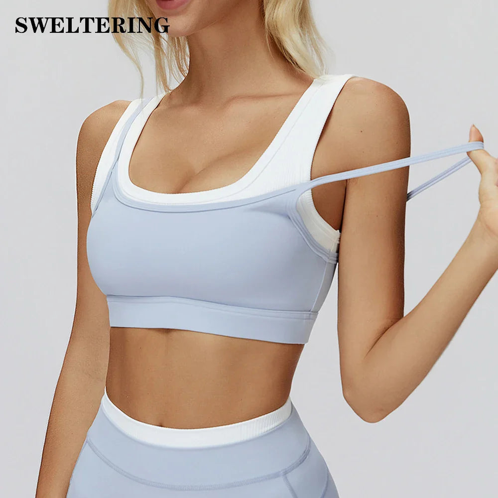 Women's Breathable Push Up Yoga Sports Bra