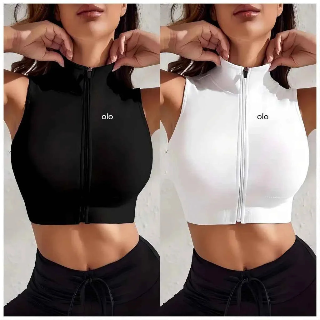 Quick-Dry Sleeveless olo Yoga Vest Top