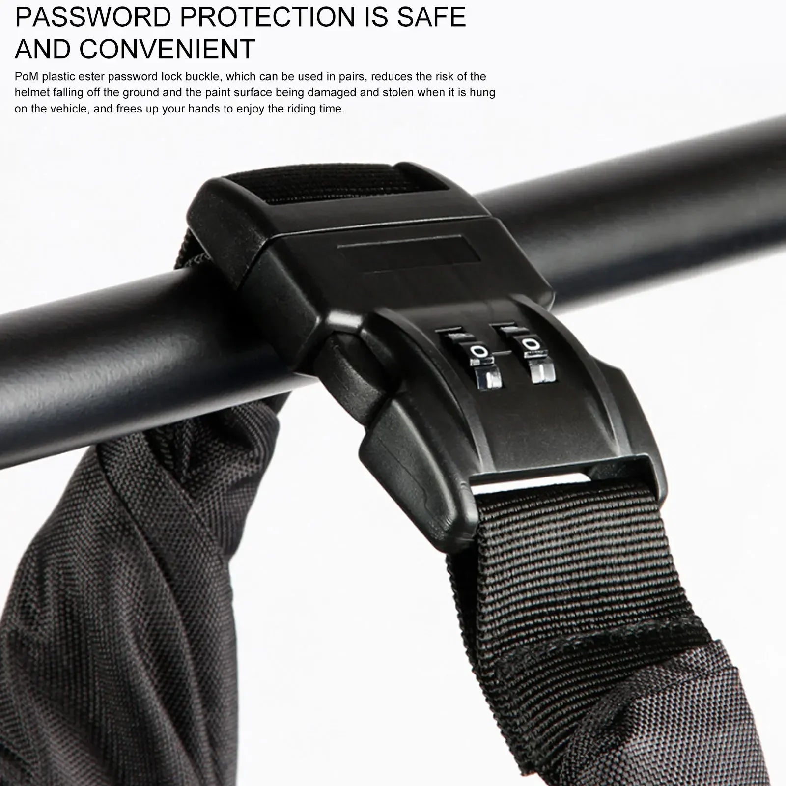 Motorbike Helmet Bag Waterproof Combination Lock Anti-Theft Luggage Storage Bag Rider Portable