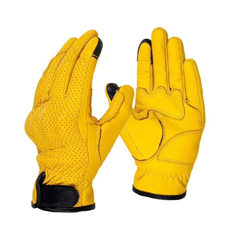 Vintage Leather Gloves Touchscreen Pro Ver