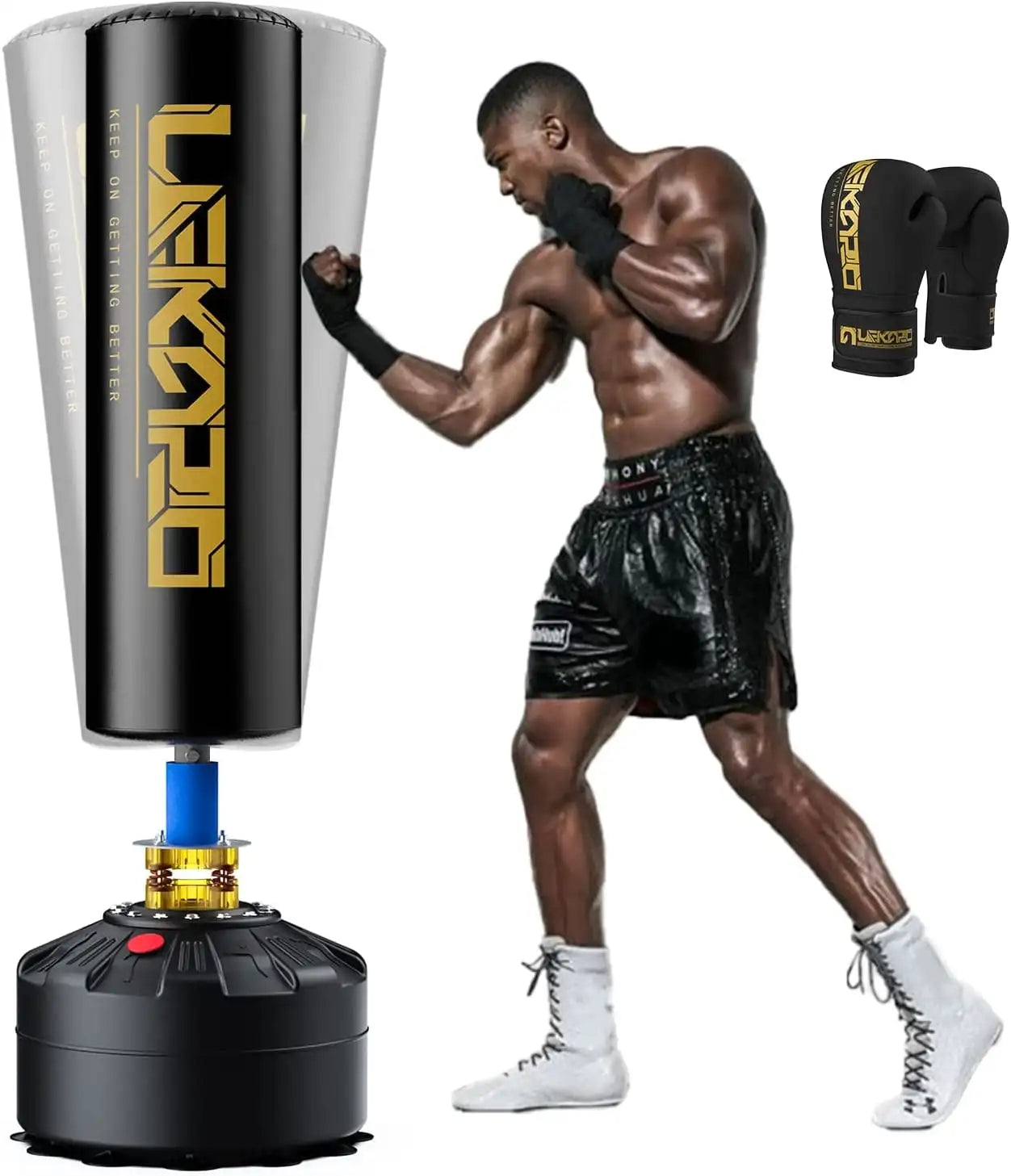 HomeBoxing Pro: Suction Stand & Gloves Set