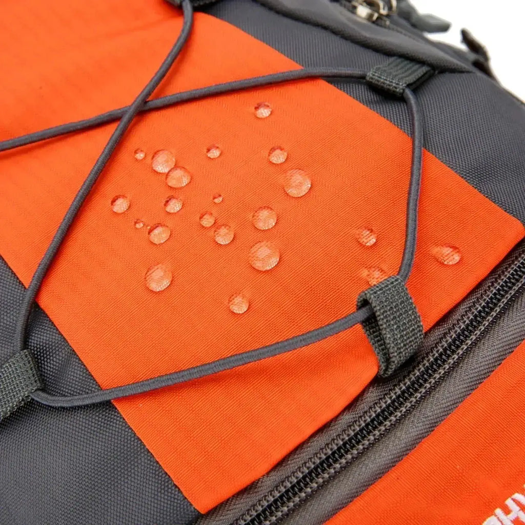 Waterproof Hiking Backpack – Lightweight Outdoor Daypack, Orange