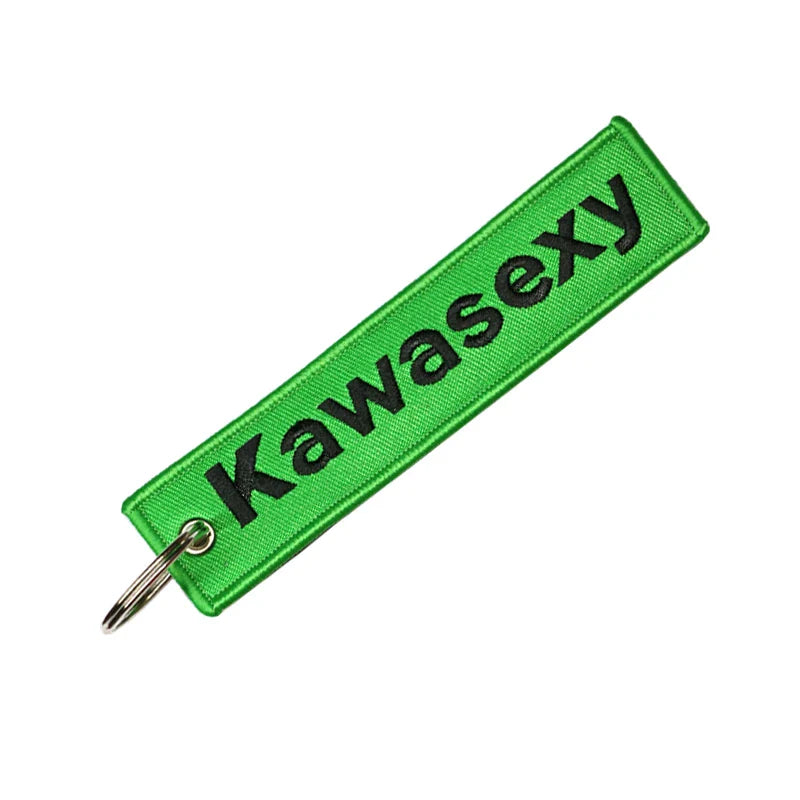 Sportbike Rider Motorcycle Keychain