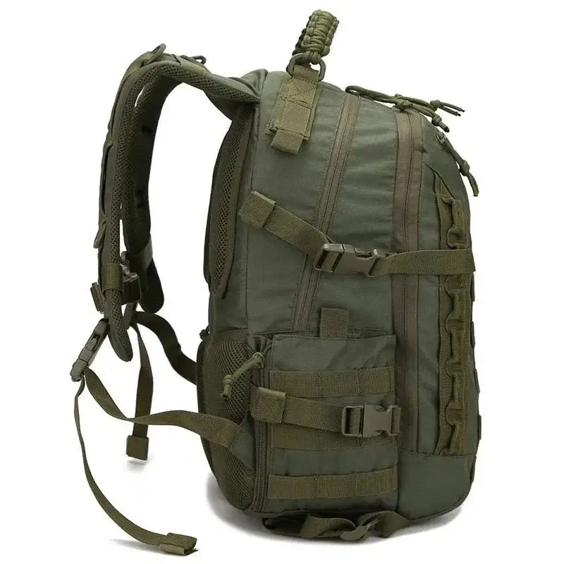 35L Waterproof Camo Hiking Backpack – Green Outdoor Backpack
