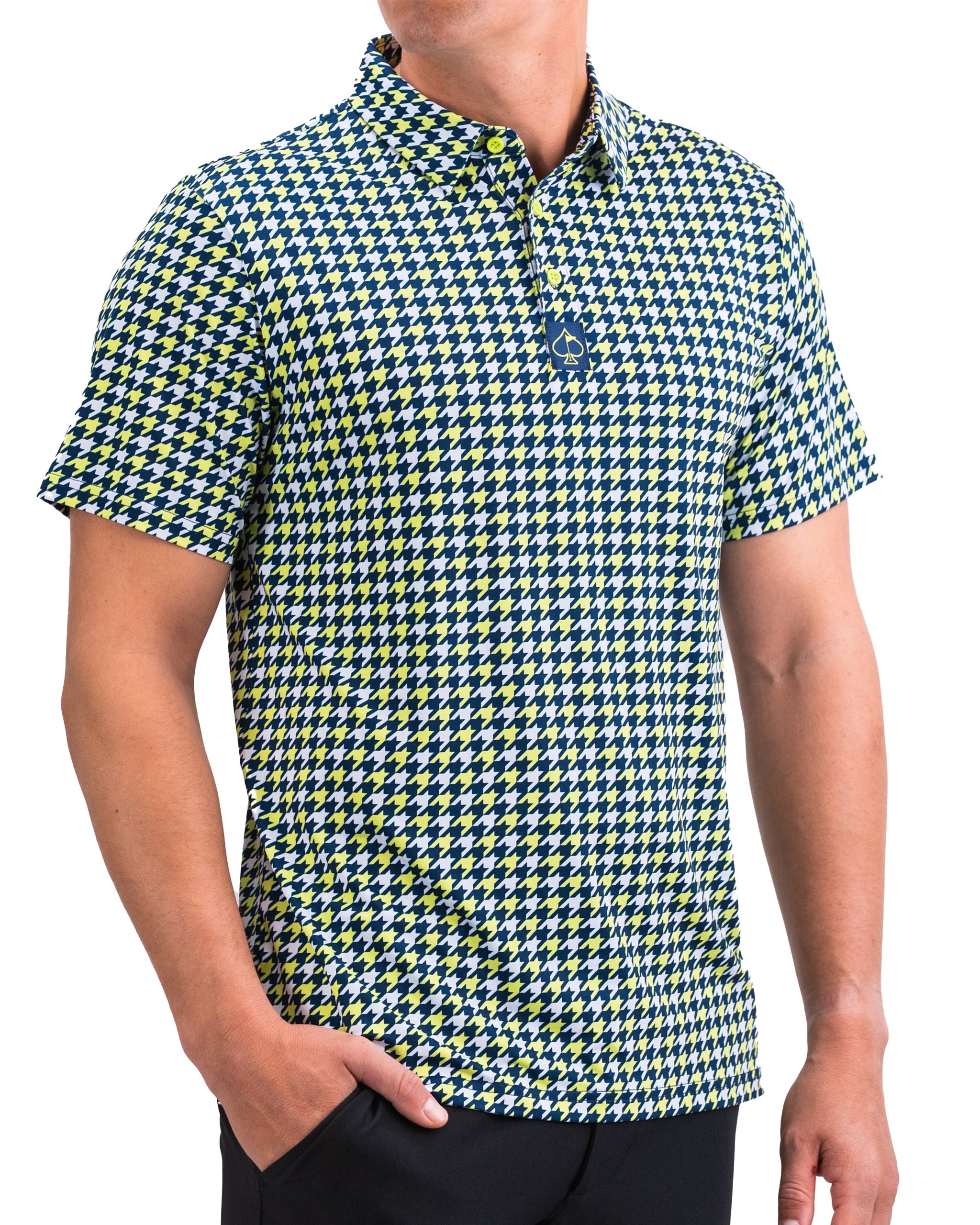 Houndstooth Lime