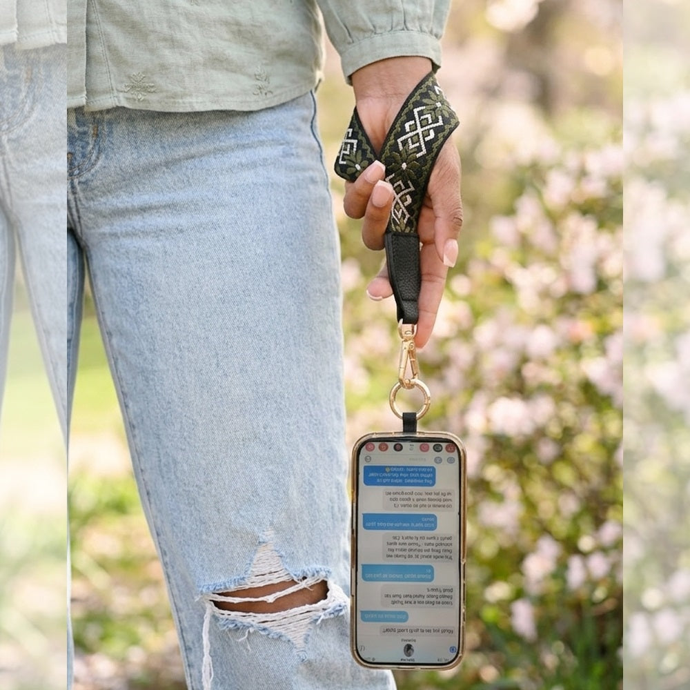 Clip & Go Strap w/RFID Pouch Starburst Pattern