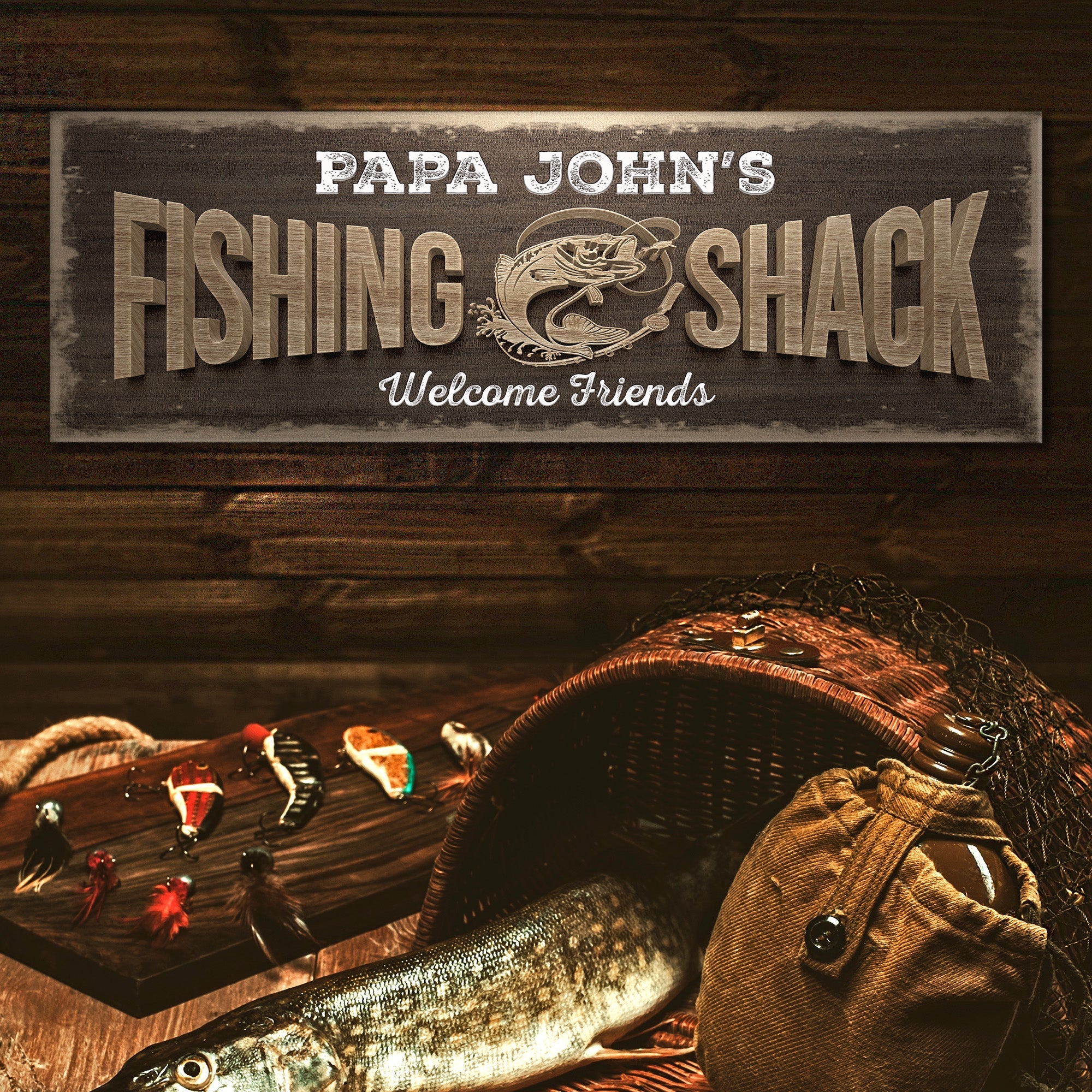 Fishing Shack Sign II