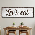 Let's Eat Sign