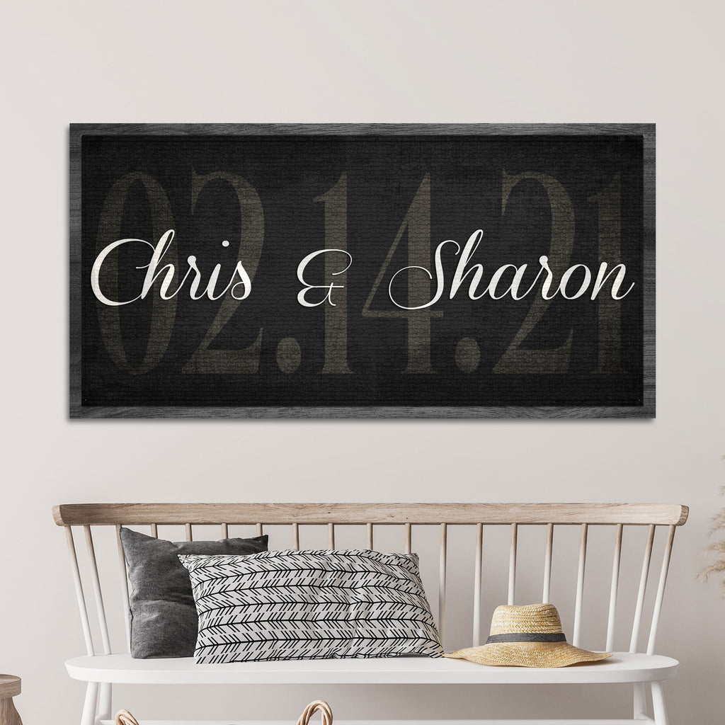 Wedding Date Sign