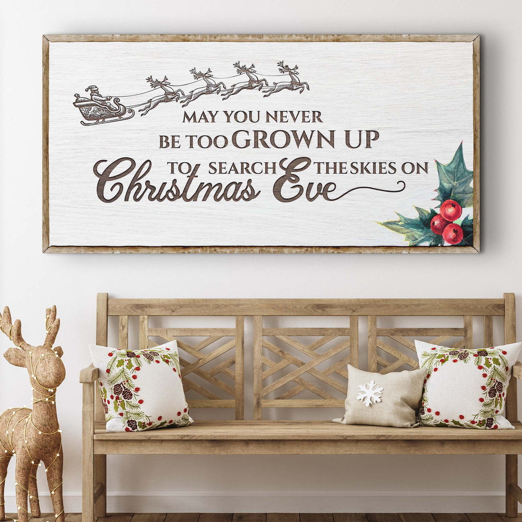 Christmas Eve Farmhouse Sign