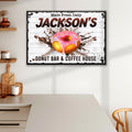 Donut Bar And Coffee House Made Fresh Daily Sign