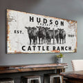 Cattle Ranch Rustic Sign