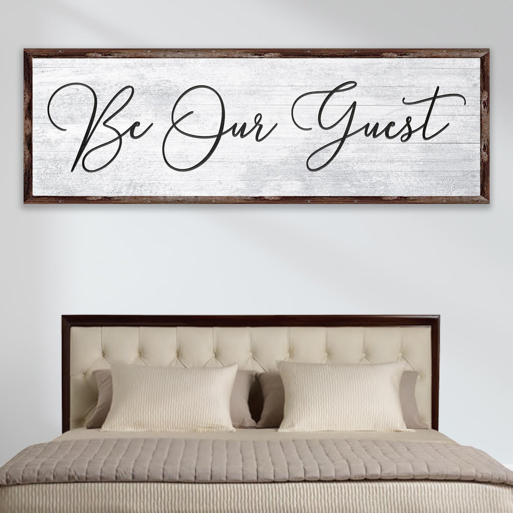 Be Our Guest Sign IV