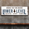 Lower Level Sign III