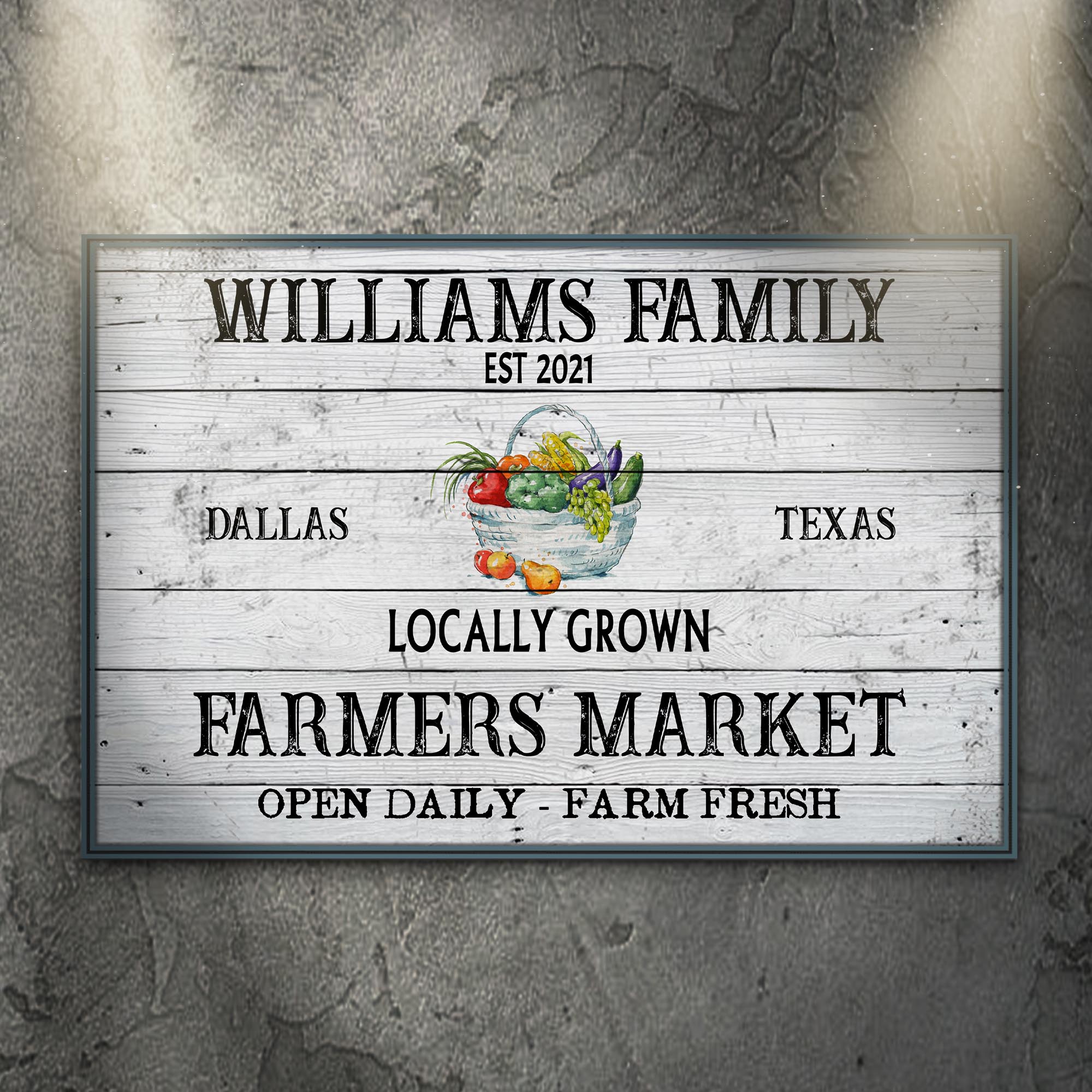 Farmers Market Sign II