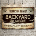 Backyard Bar And Grill Sign VIII