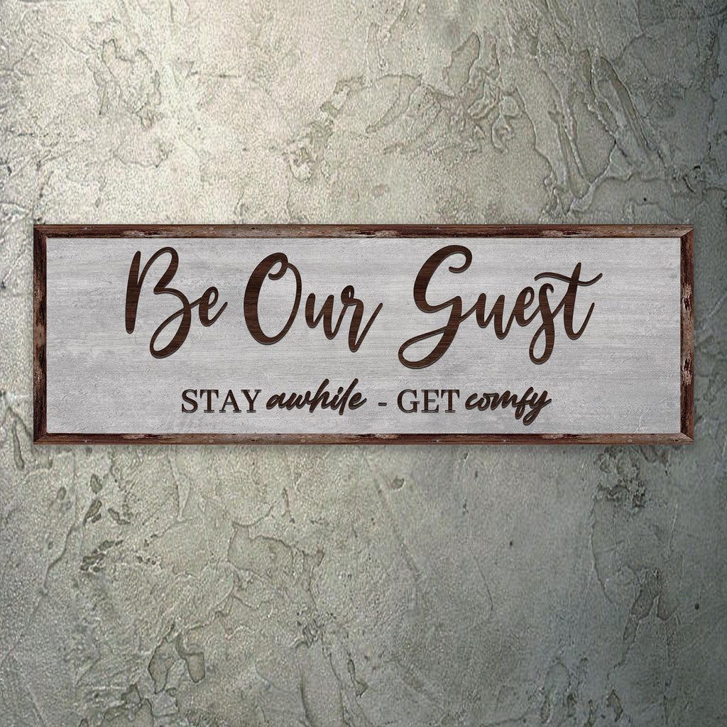 Be Our Guest Sign III