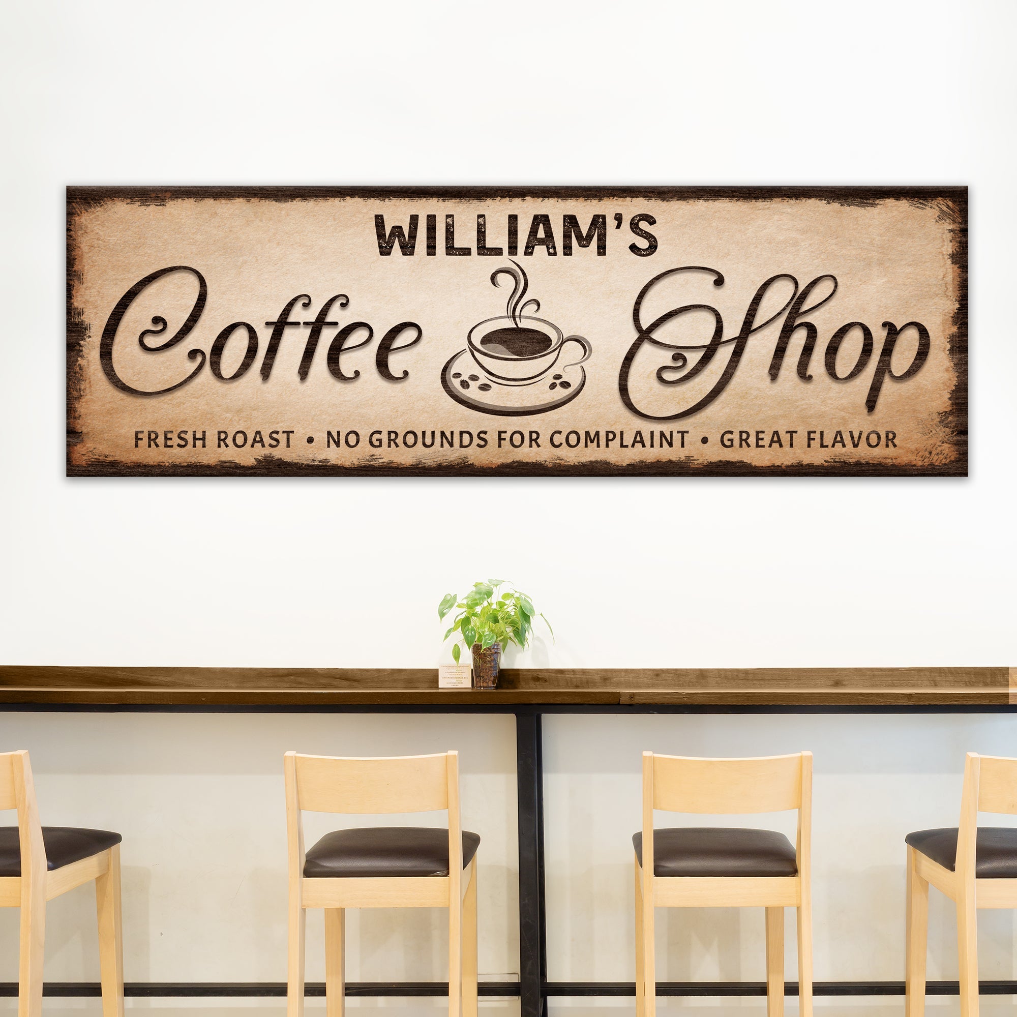 Coffee Shop Sign III
