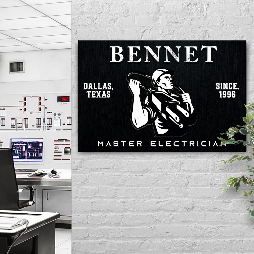 Master Electrician Sign