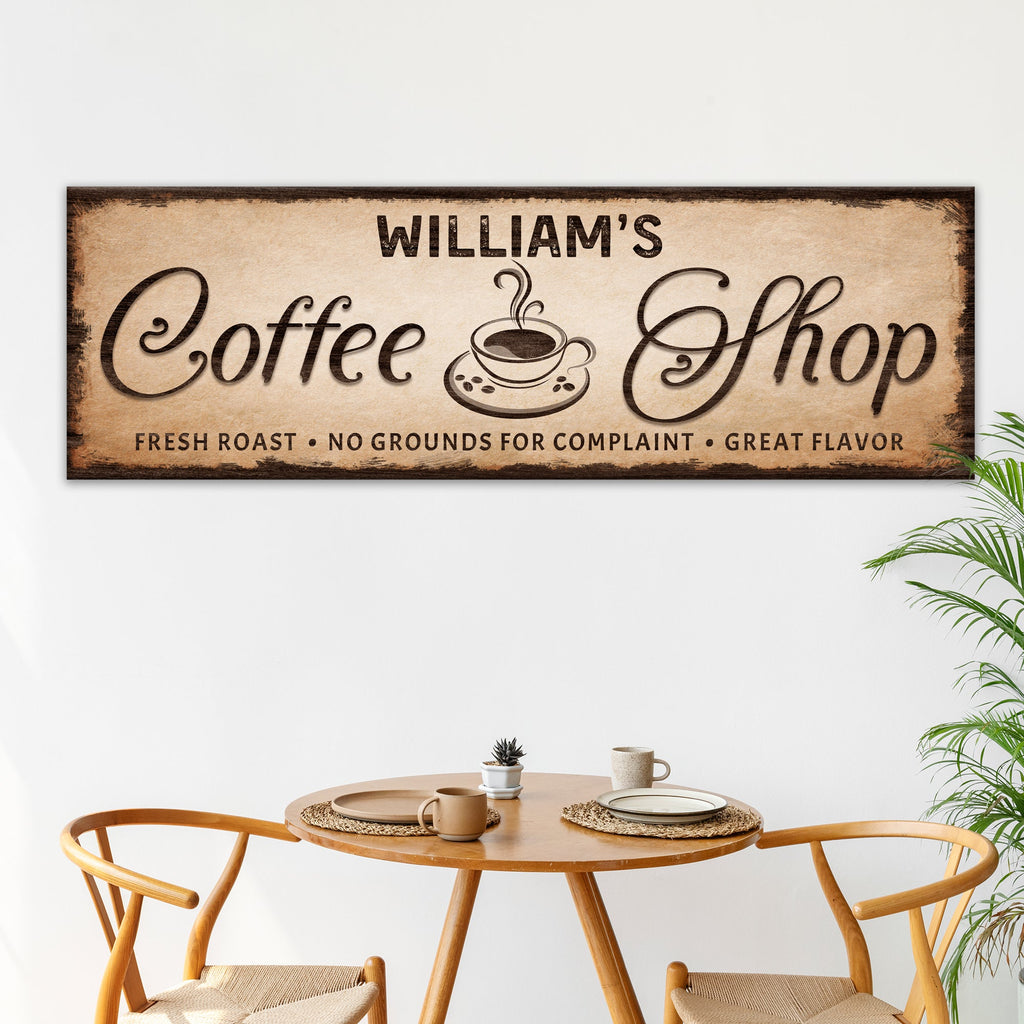 Coffee Shop Sign III