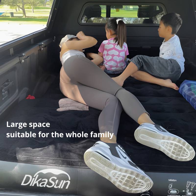 DikaSun 6.0-6.5 FT Full Size Pickup Truck Bed Air Mattress,Grey