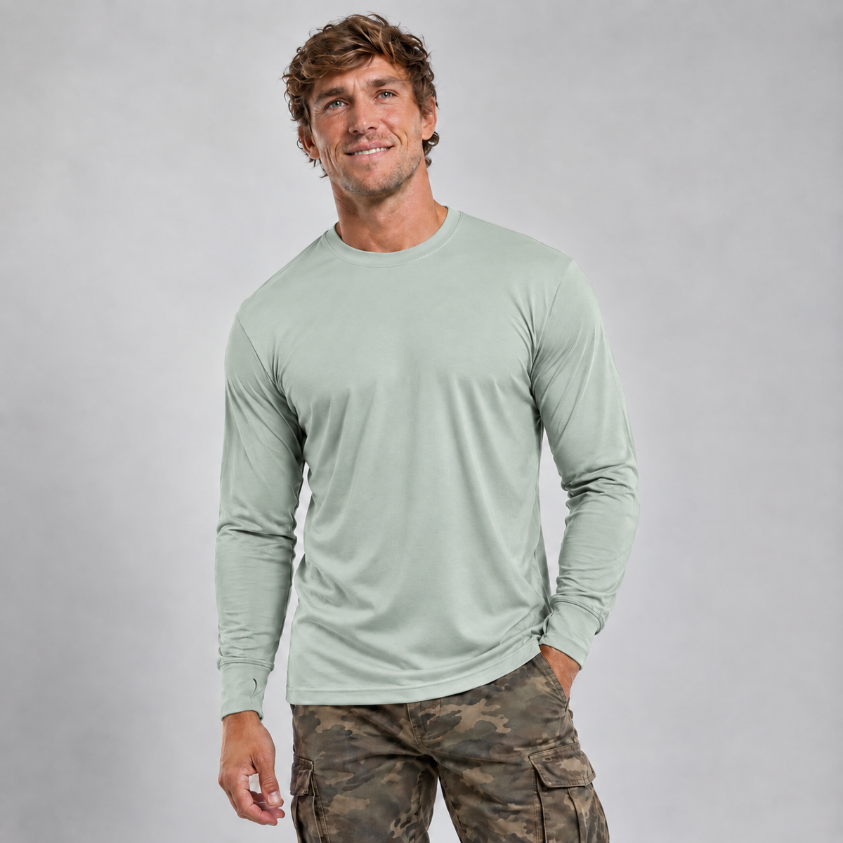 UPF 50 Performance Long-Sleeve Crew