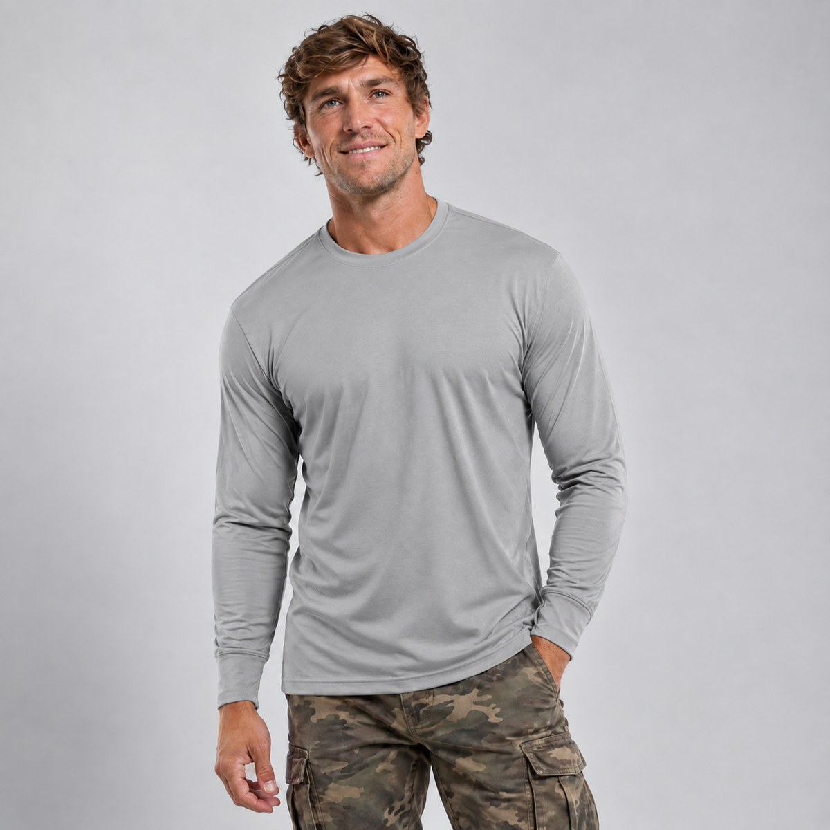 UPF 50 Performance Long-Sleeve Crew