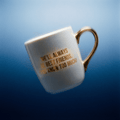We'll Always Be Best Friends (You Know Too Much) Mug Gold Handle | Stoneware Coffee Tea Cup | 16oz
