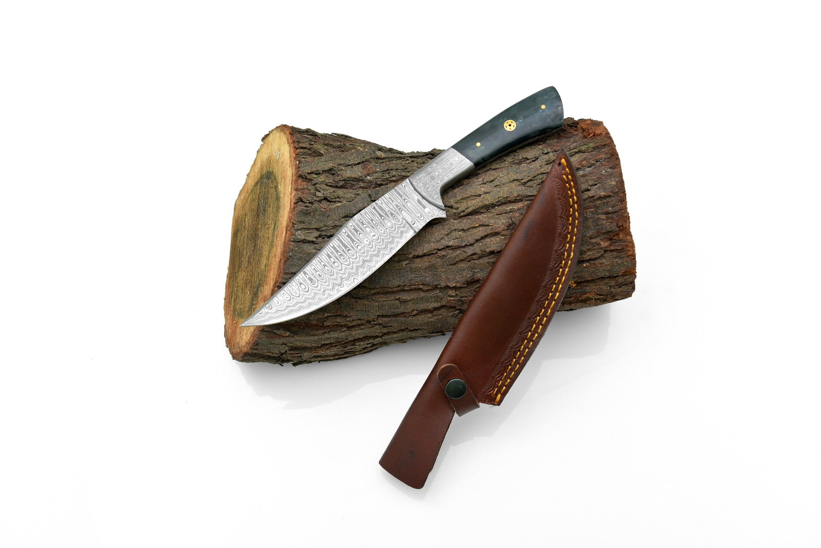 Hand Forged Damascus Knife , HUNTING KNIFE BY TITAN TD-193