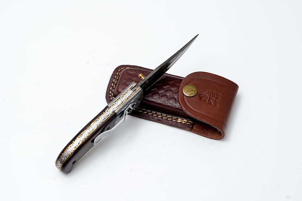 DAMASCUS FOLDING KNIFE TDF-001