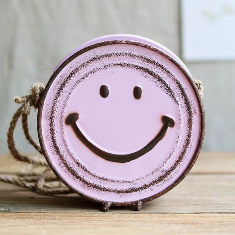 Happy Face Hanging Planter