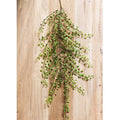 Hanging Faux Mini Leaf Garland 27.5" Long