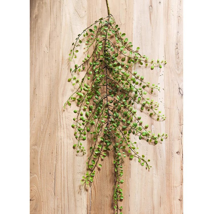 Hanging Faux Mini Leaf Garland 27.5" Long