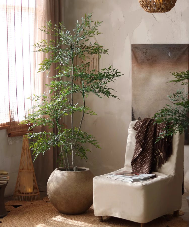 Lifelike Nandina Indoor Tree