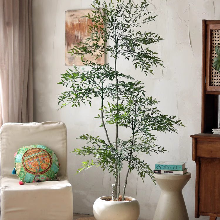 Lifelike Nandina Indoor Tree