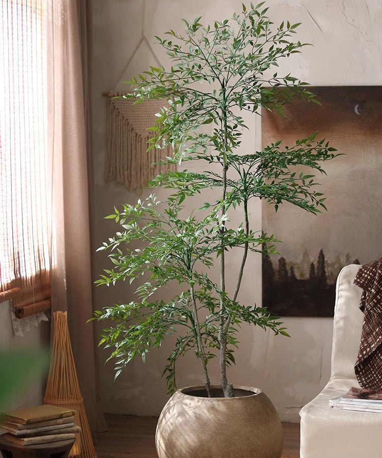 Lifelike Nandina Indoor Tree