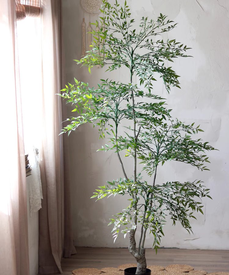 Lifelike Nandina Indoor Tree
