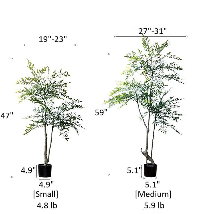 Lifelike Nandina Indoor Tree
