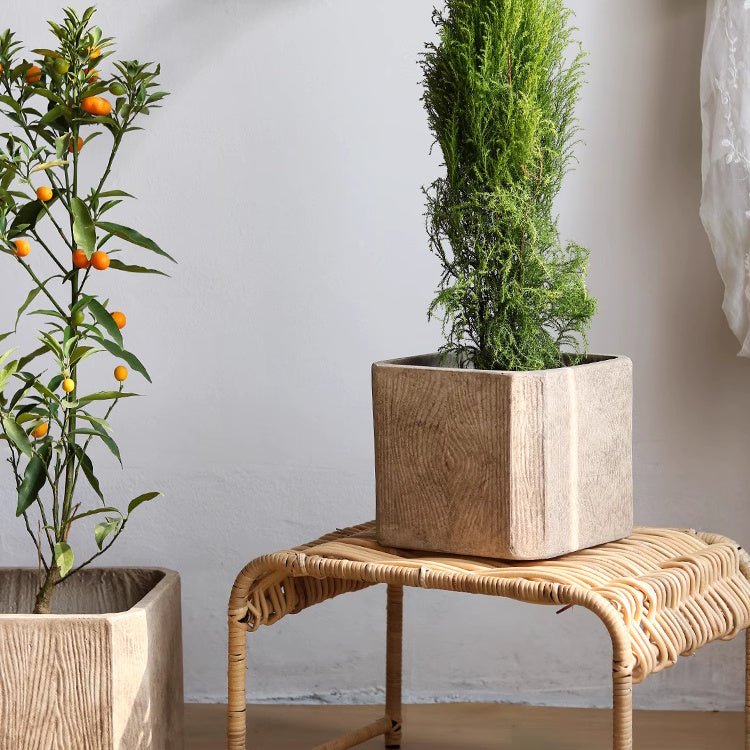 StoneGrain Square Planter