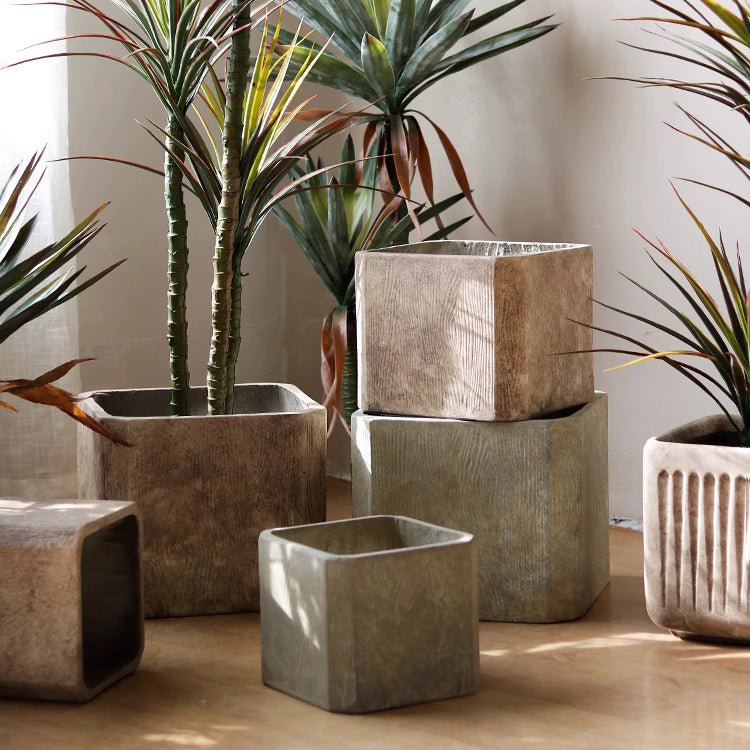 StoneGrain Square Planter
