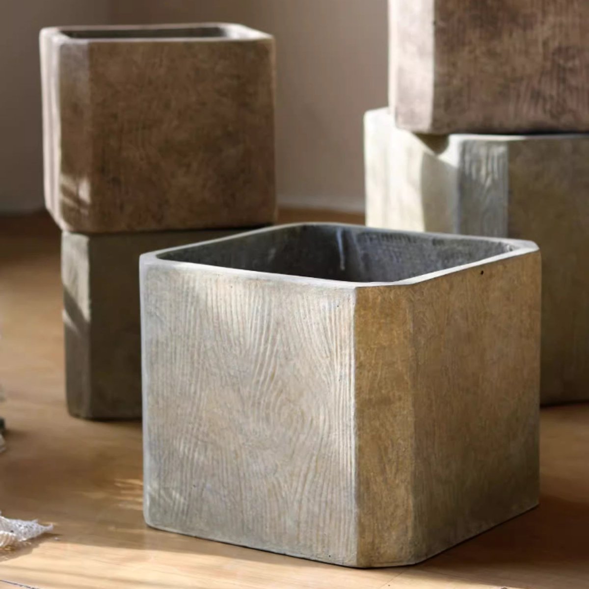 StoneGrain Square Planter