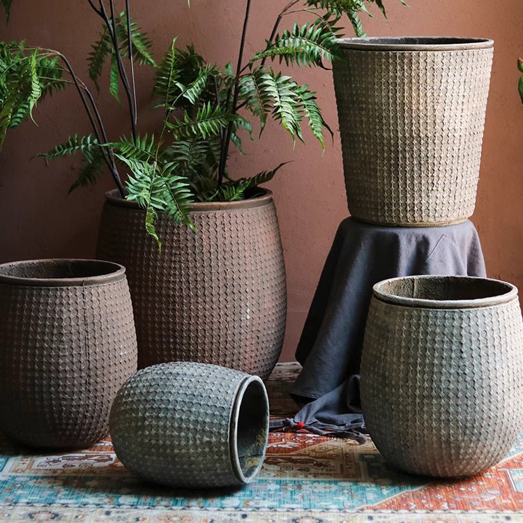 StoneNest Textured Planter