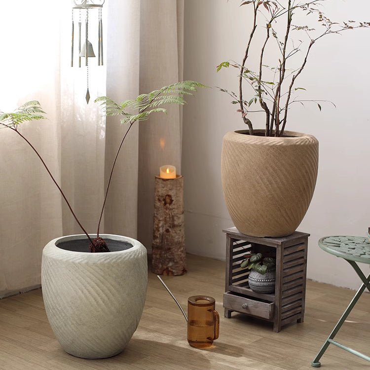 Comtemporary Swirl Planter