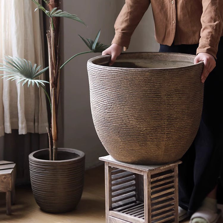 Vintage-Style Outdoor Planter