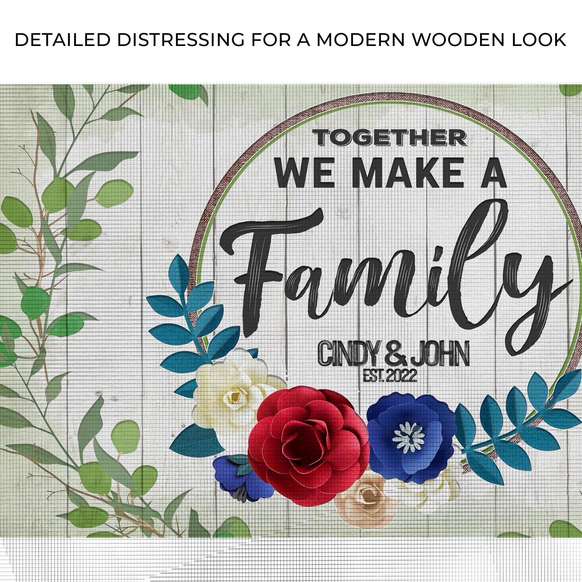 Together We Make A Family Sign